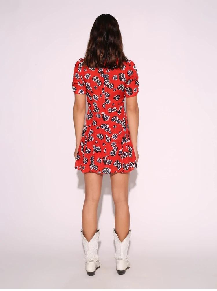 Realisation Par Ozzie Dress Red  Size 8 - Image 2