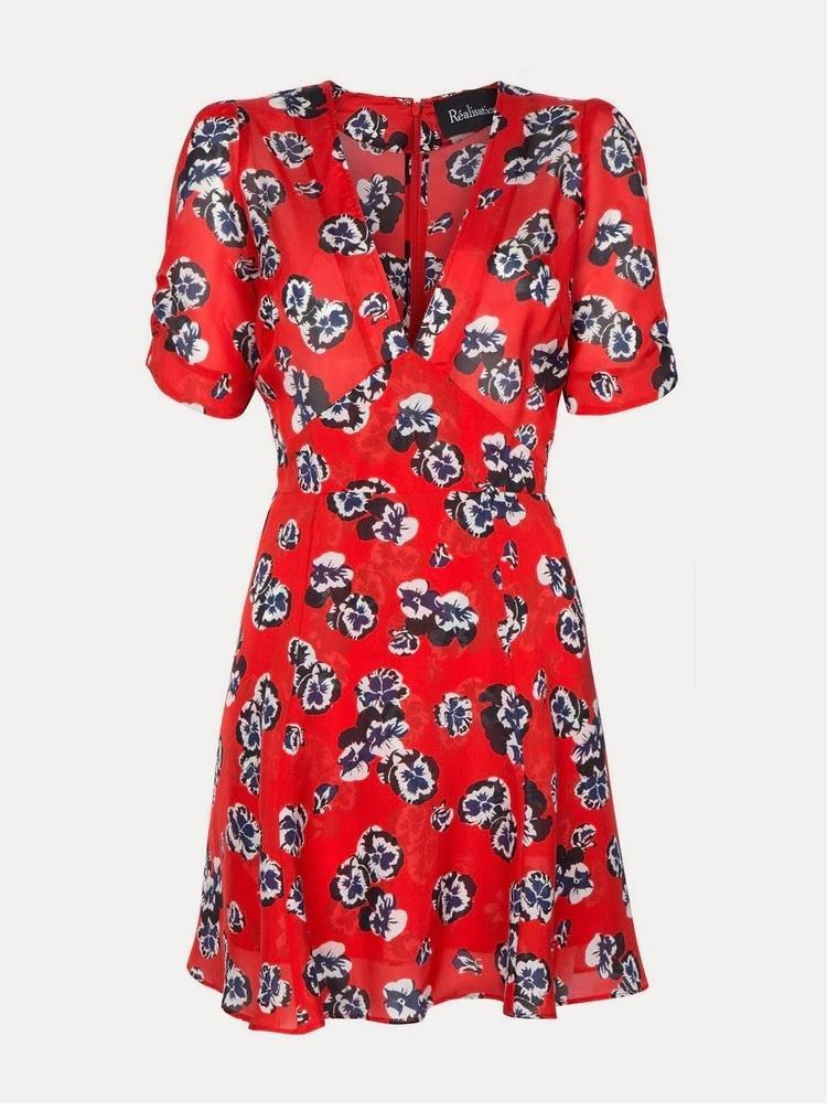 Realisation Par Ozzie Dress Red  Size 8 - Image 4