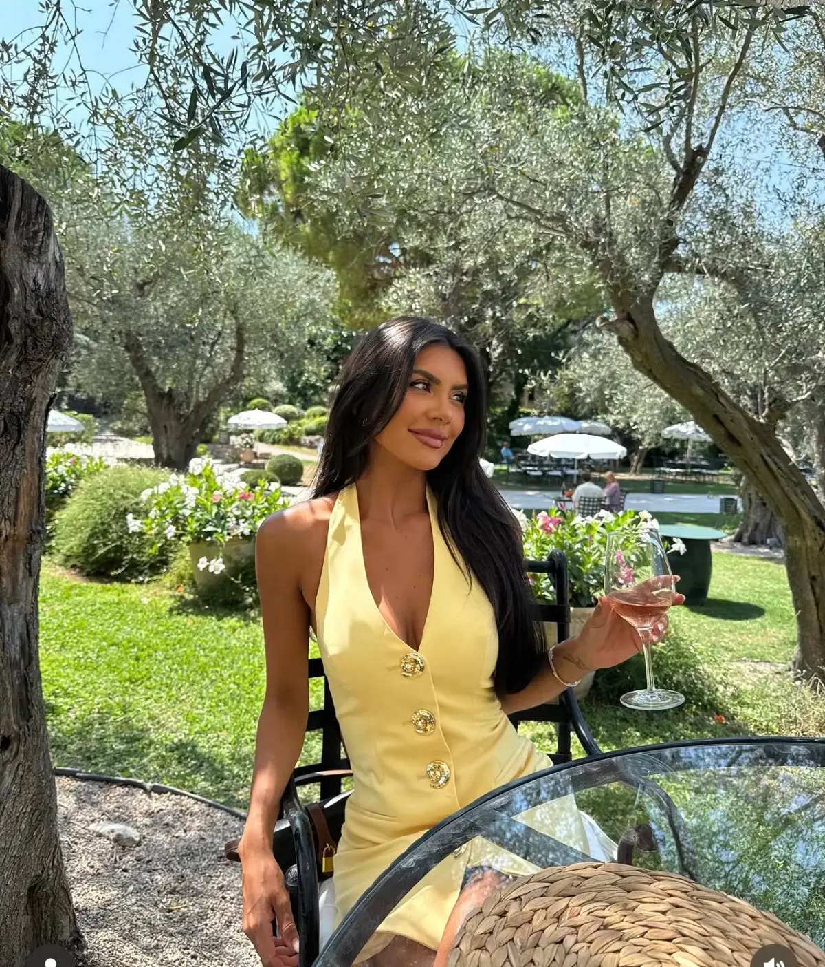 The Wolf Gang Irida Vest Dress / Butter / Size 12 - Image 1