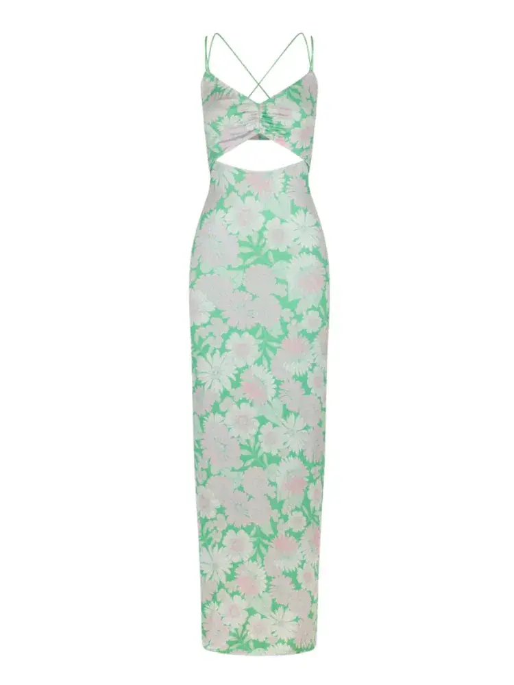 Hansen And Gretel Fantasy Maxi Dress In Flowerbomb Size Large - Image 6