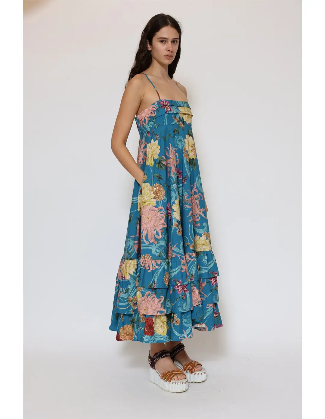 ALEMAIS AVERY MIDI DRESS SIZE AU8 for rent on The Volte - main image