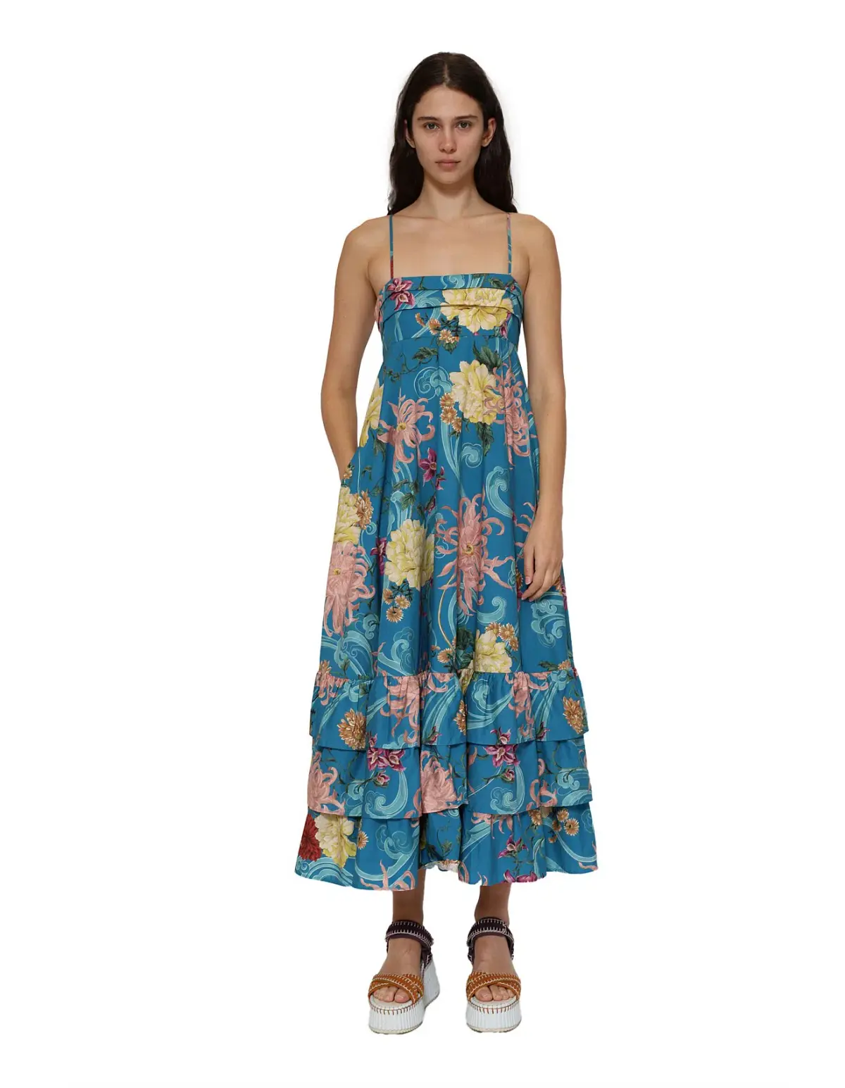 ALEMAIS AVERY MIDI DRESS SIZE AU8 - Image 1