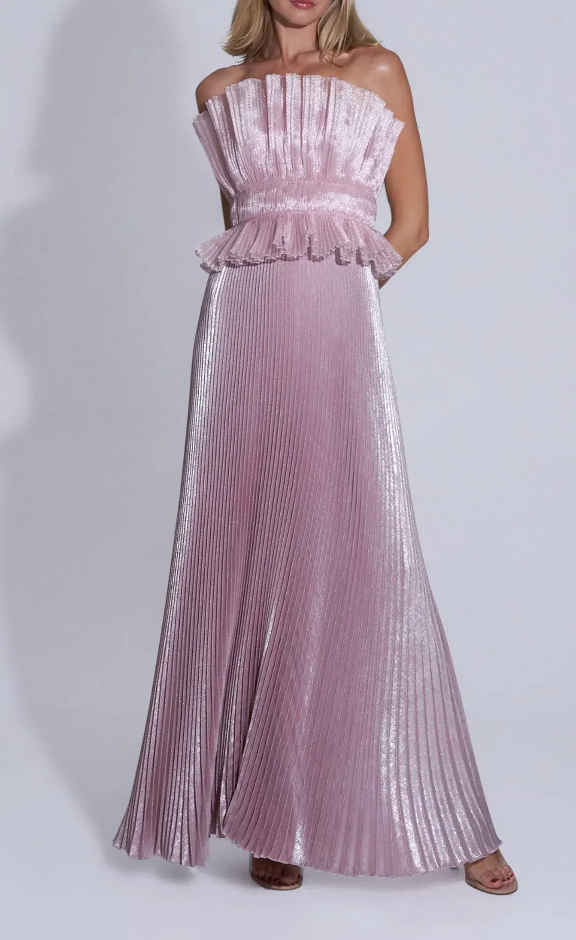 Lideé Masquerade Gown in Dusty Shimmer - Size 8 - Image 2