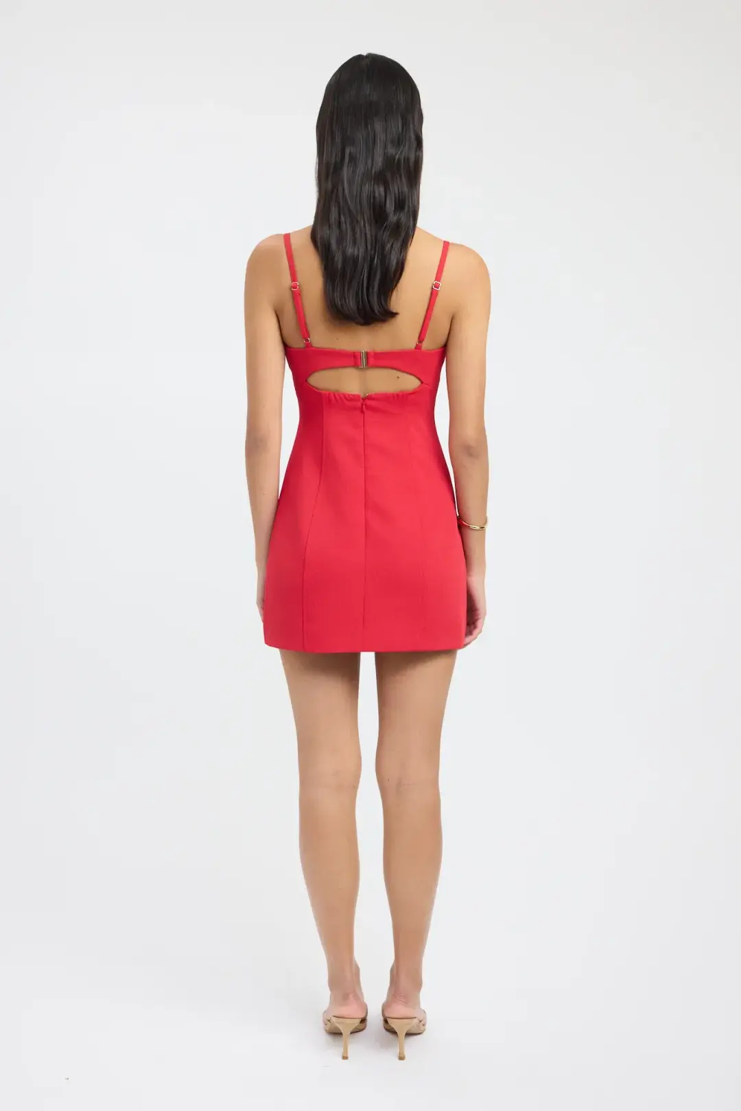 Kookai Oyster Bra Dress Red Size 10 for rent on The Volte - main image