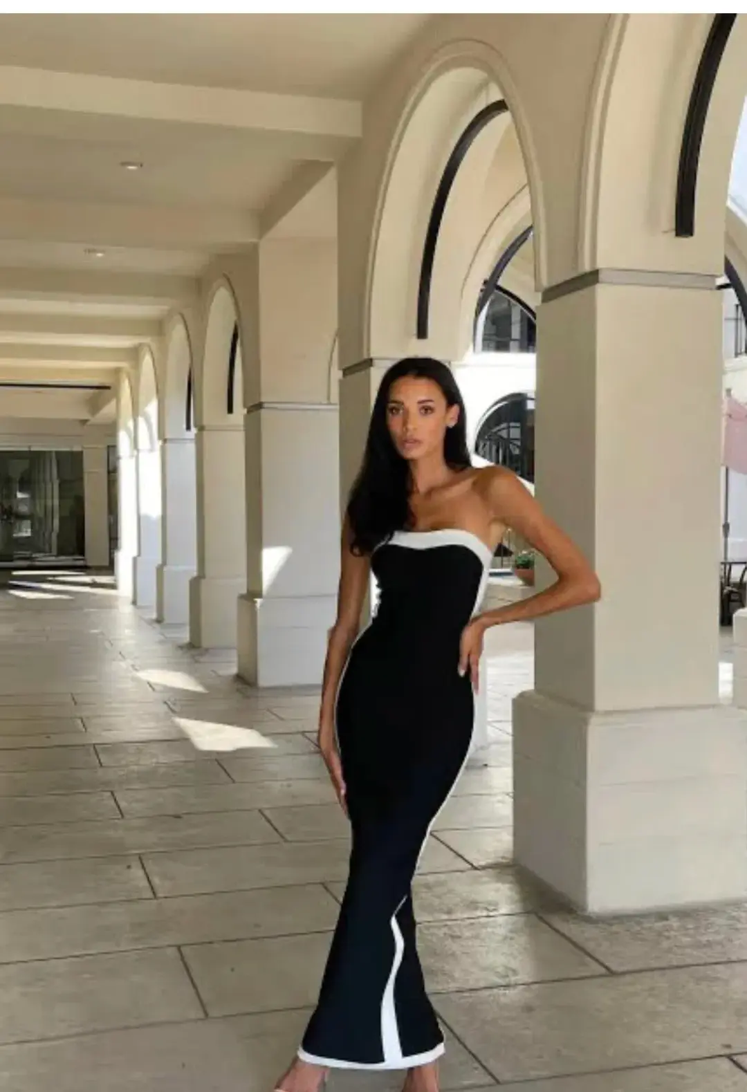 Bianca & Bridgett Ashley Midi Dress for rent on The Volte - main image