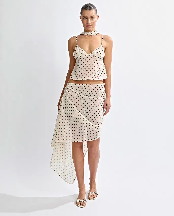 Adriana Yellow Polka Set - One Mile - Image 1