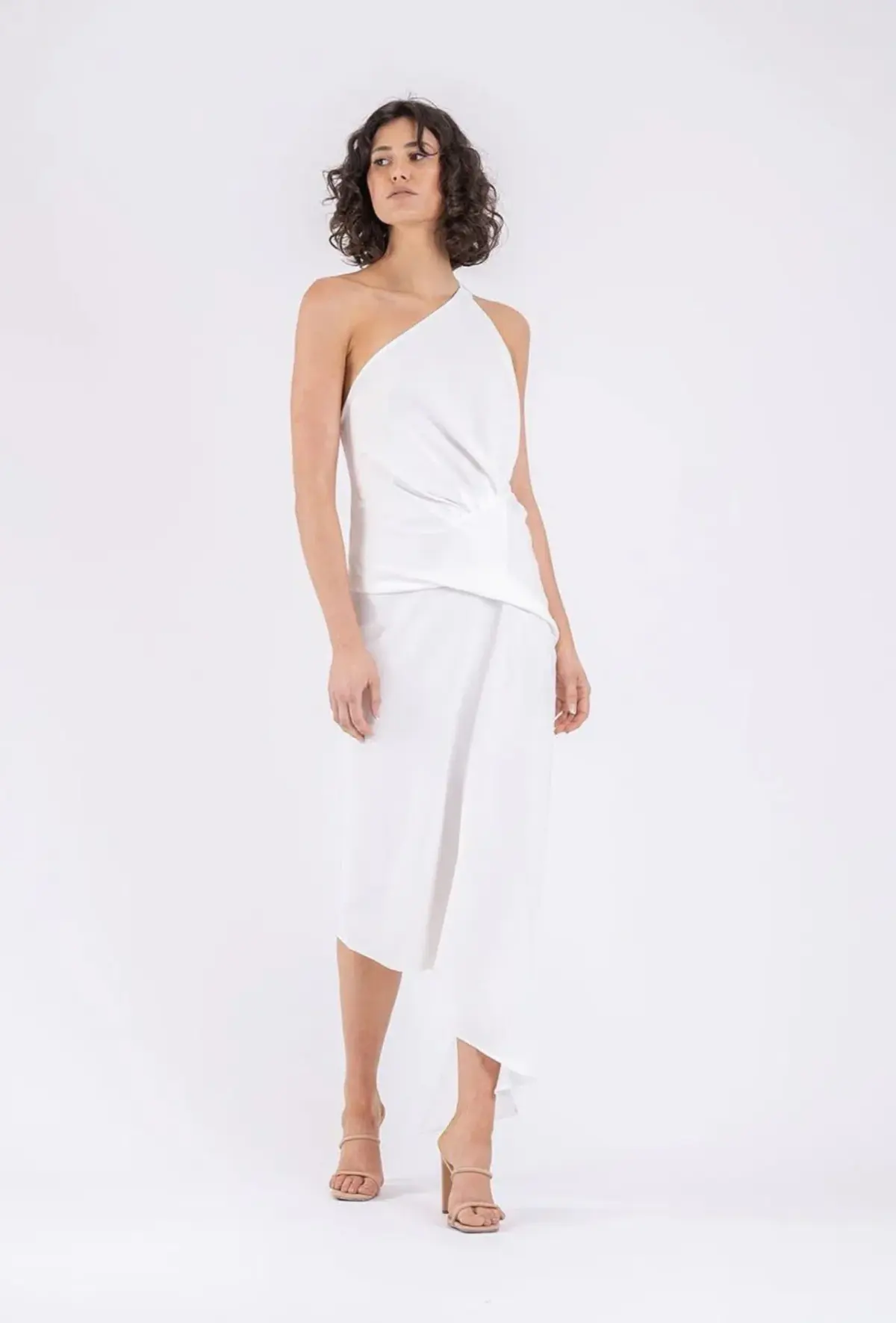 One Fell Swoop Temptation Dress in Runway White Matte - Size 8 - Image 4