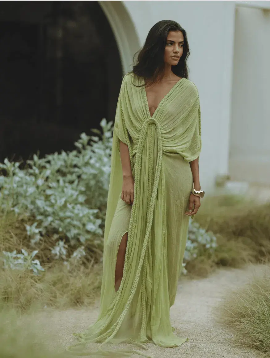 Ophellia Maxi Dress Sage - Image 1
