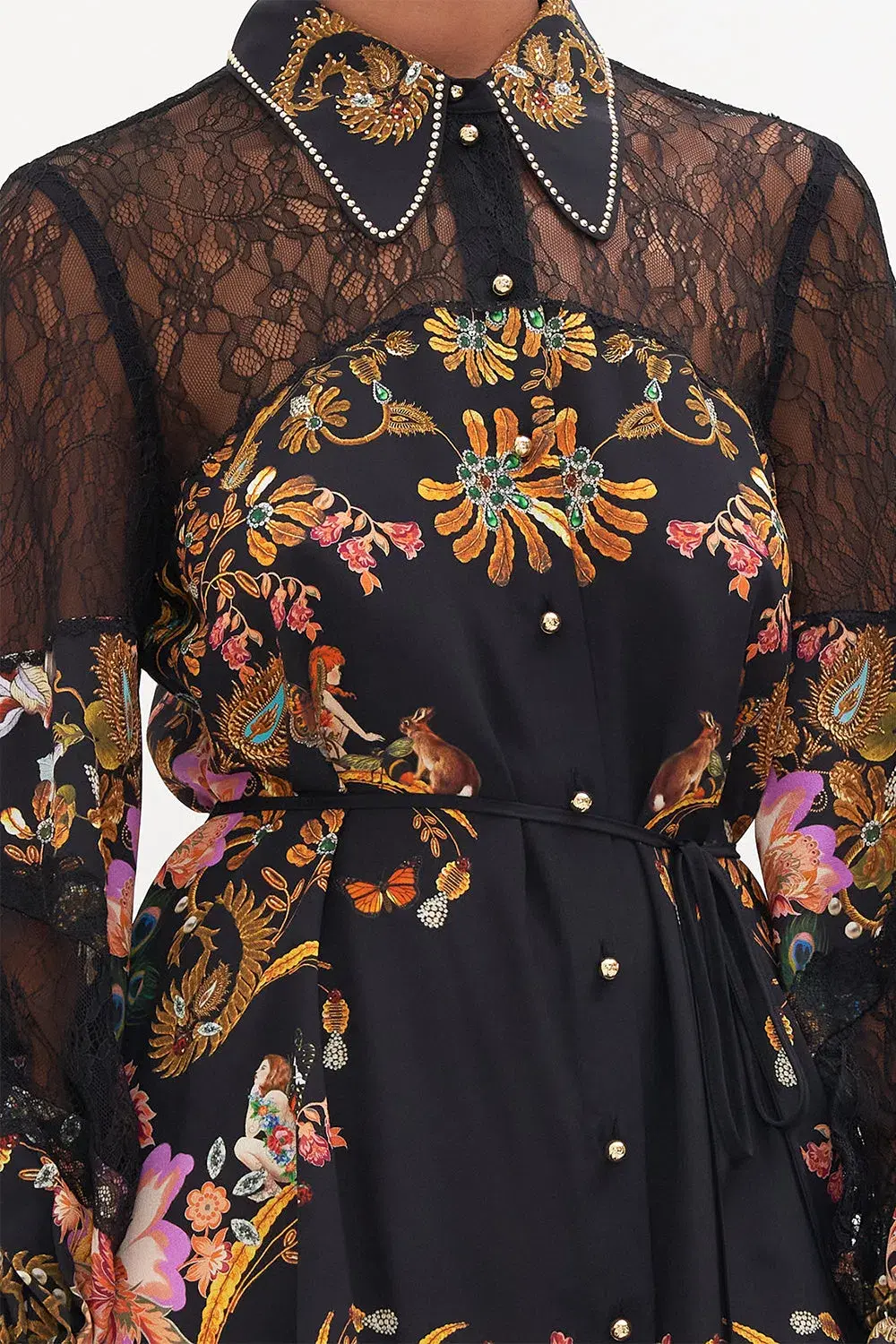 To Catch A Spider Shift Shirt Dress - Image 3