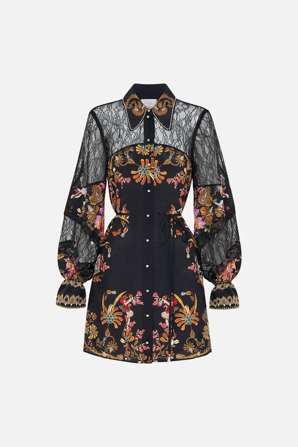 To Catch A Spider Shift Shirt Dress - Image 4