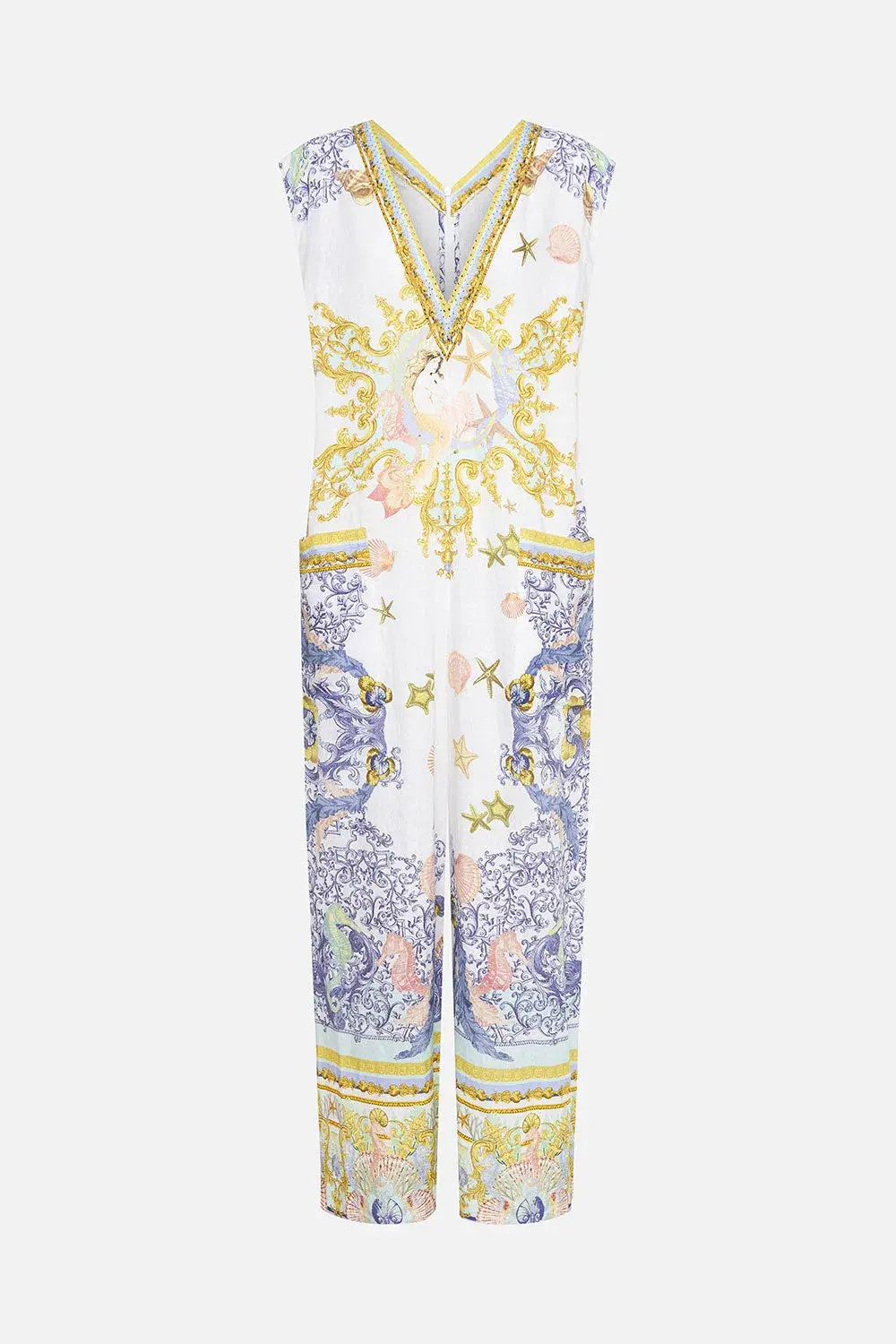 V Neck Jumpsuit Star Of The Sea for rent on The Volte - main image