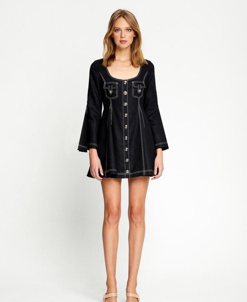 Alice McCall Lost Together Mini Dress Black  - Image 1