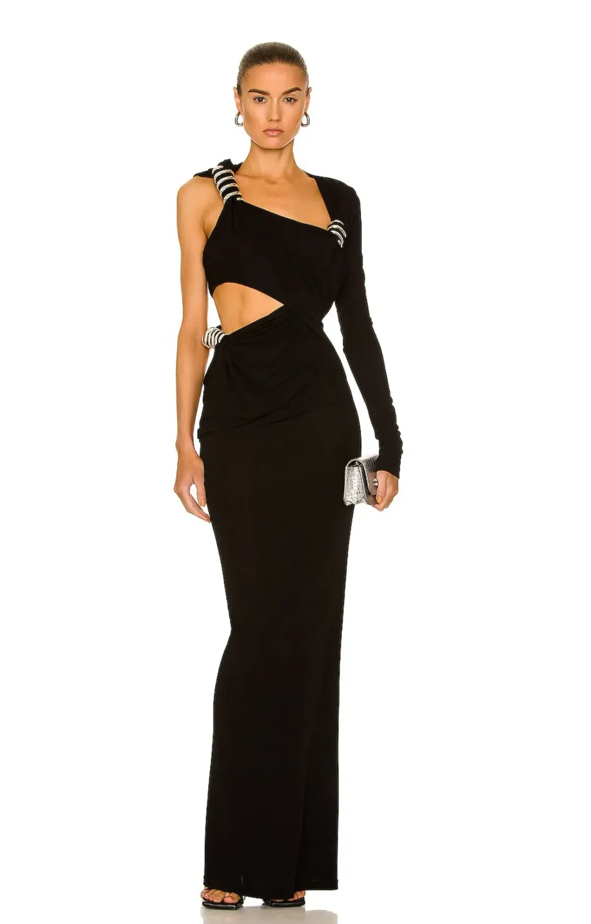 Coiled twisted torso dress - Image 1