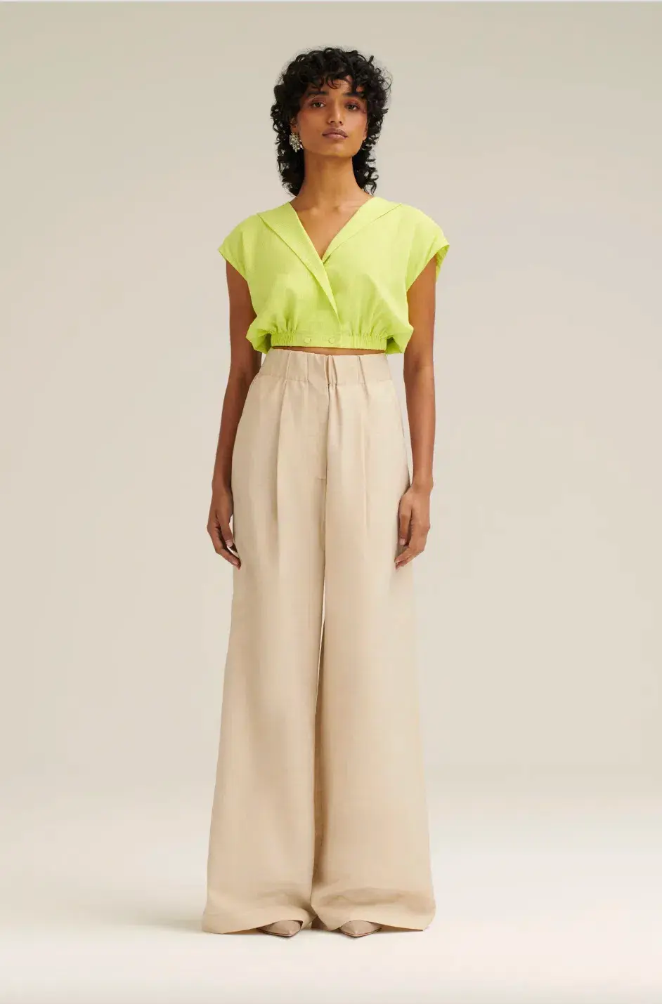 Sweat Soft Turban Set Stone for rent on The Volte - main image