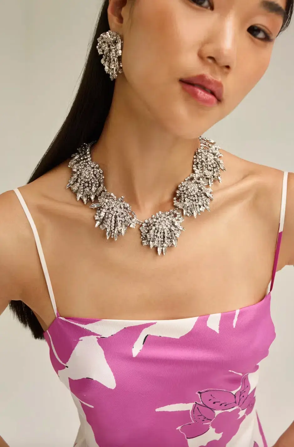 Silk Twill Sefton Top Pink for rent on The Volte - main image