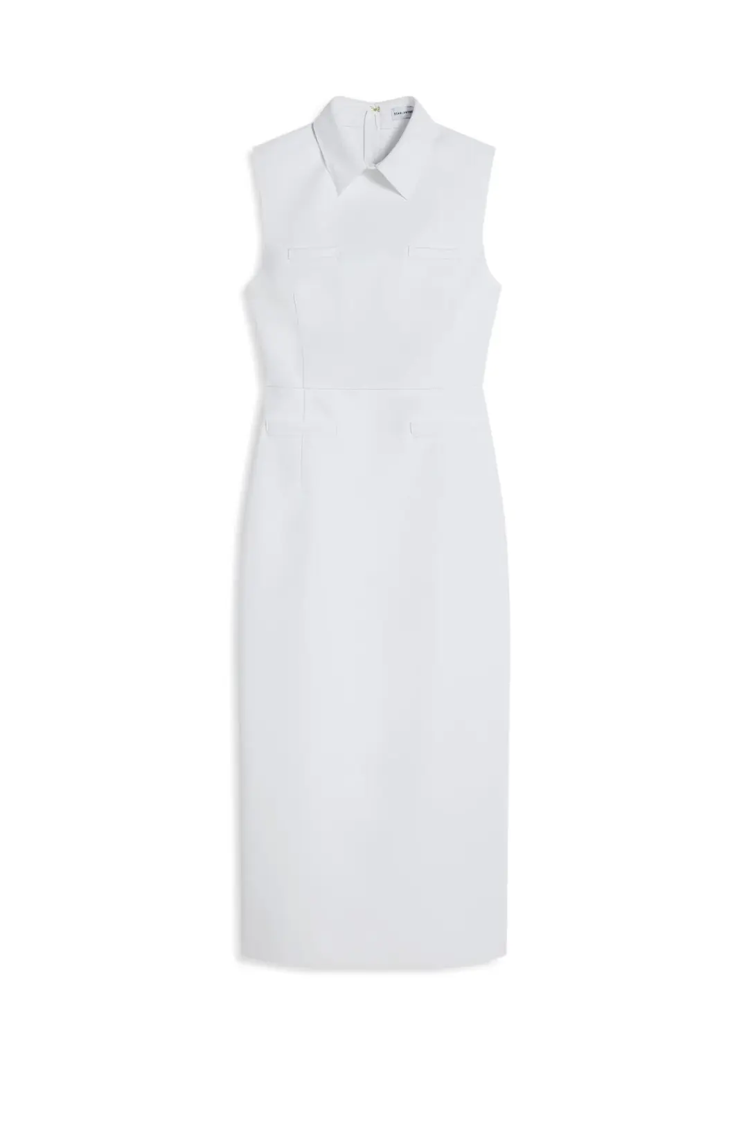 Scuba Pencil Dress - White for rent on The Volte - main image