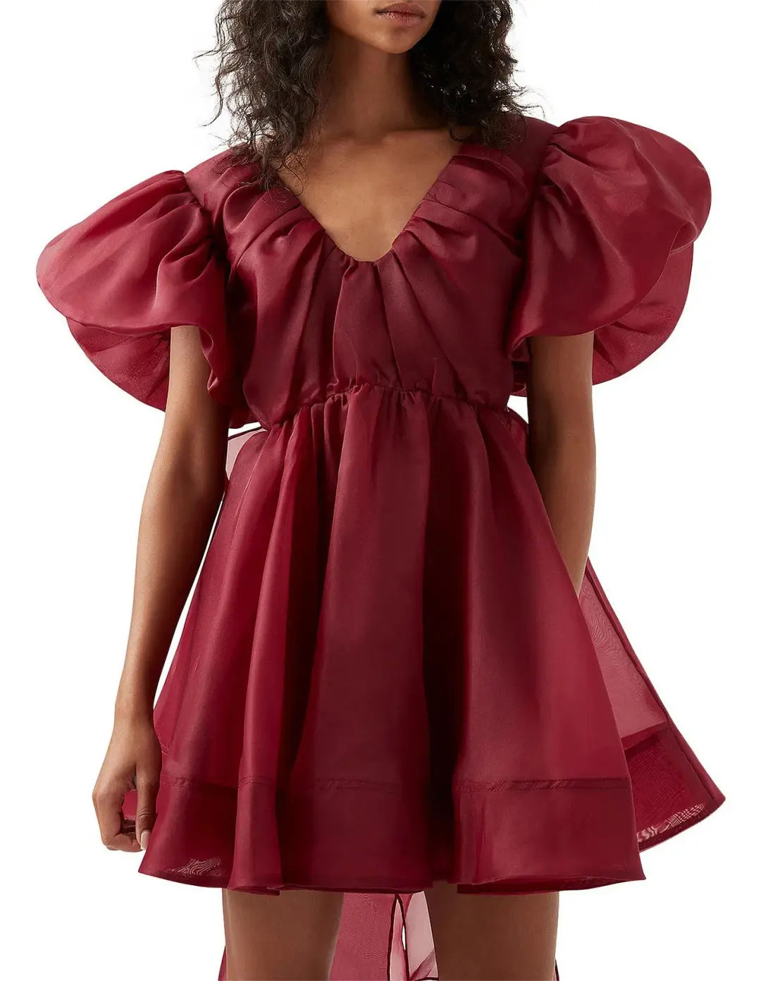 Aje Gretta Organza Mini Dress Size 6 for rent on The Volte - main image