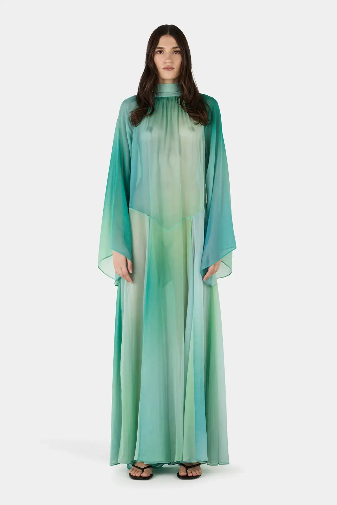 Hansen And Gretel Olympia Maxi Dress Aura Nude Size 10 for rent on The Volte - main image