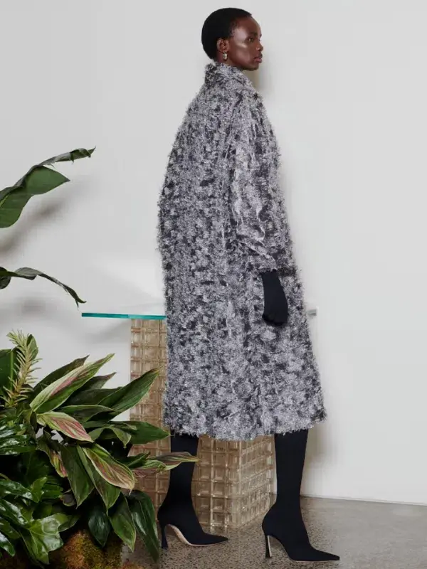 Tinsel Fringe Coat for rent on The Volte - main image