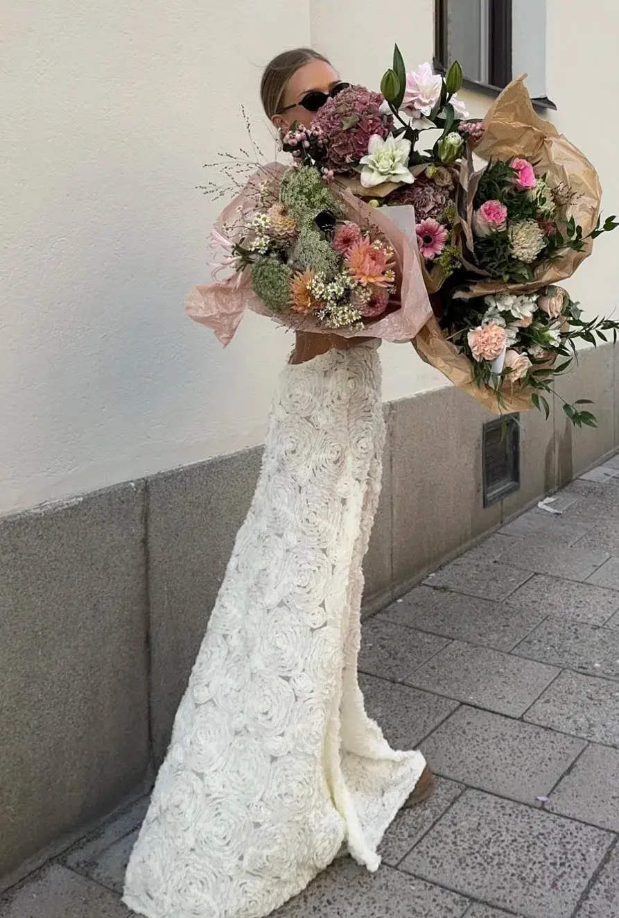 Arcina Ori Adriana Dress Ivory 8 for rent on The Volte - main image