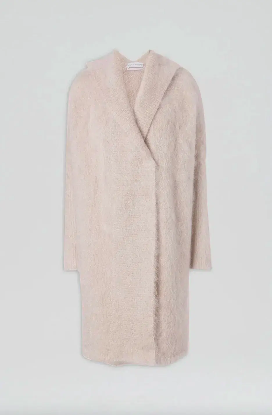 Brushed Mohair Cardigan Mink - Image 1
