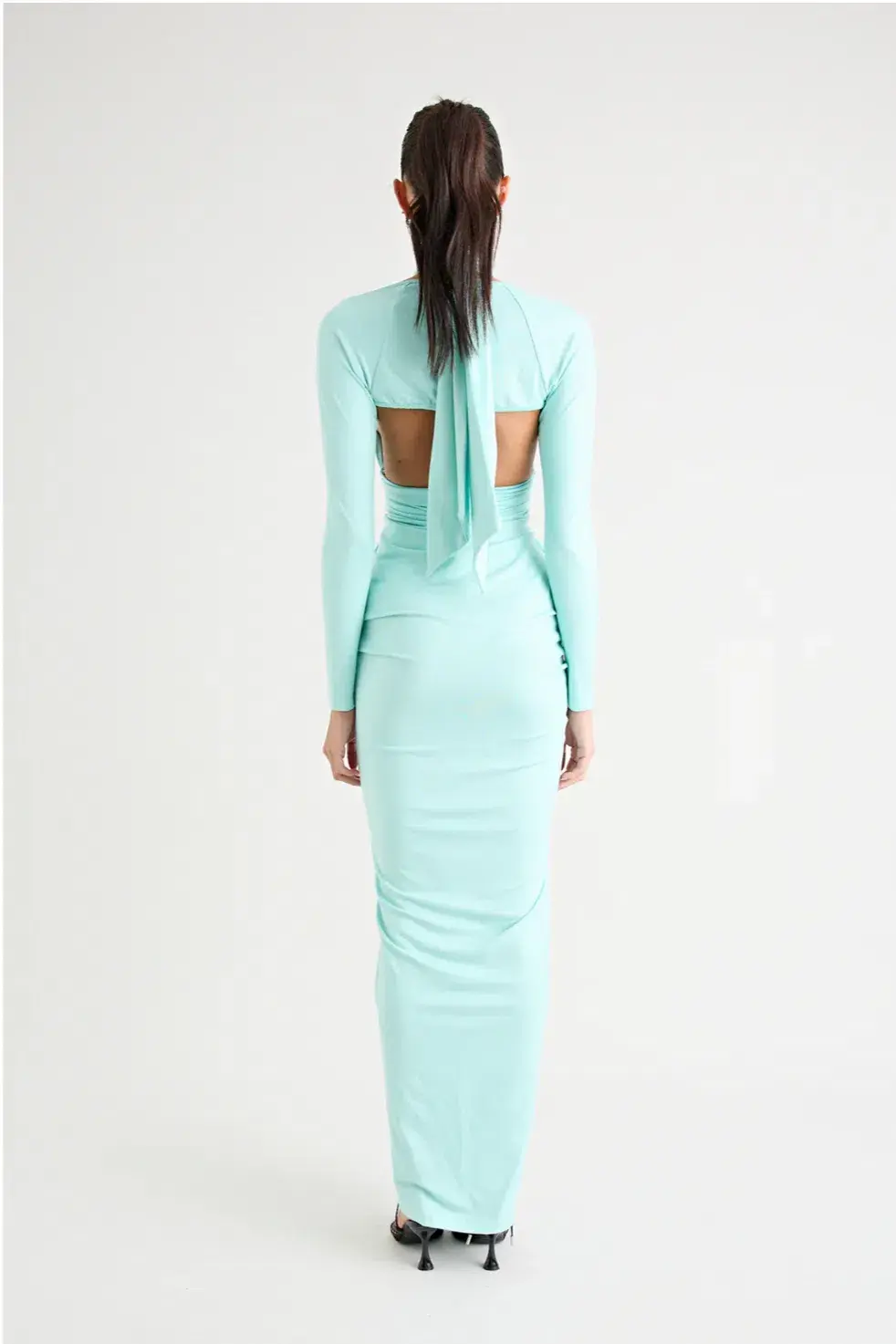 Pfeiffer Victoria maxi dress aqua size 12 L - Image 3