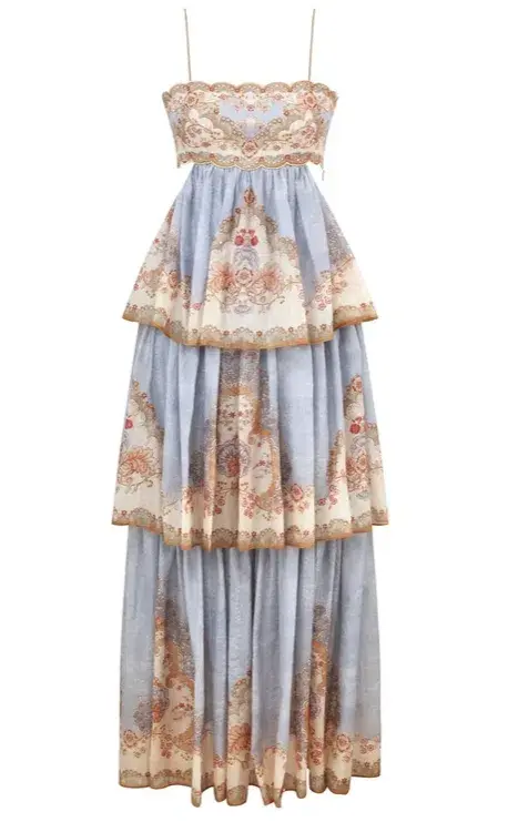 Zimmermann Daylight Tiered Maxi Dress in size 2 (AU8-10) - Image 5