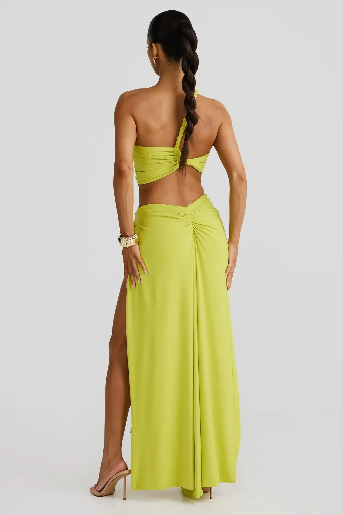 Zamara Chartreuse dress - Image 2