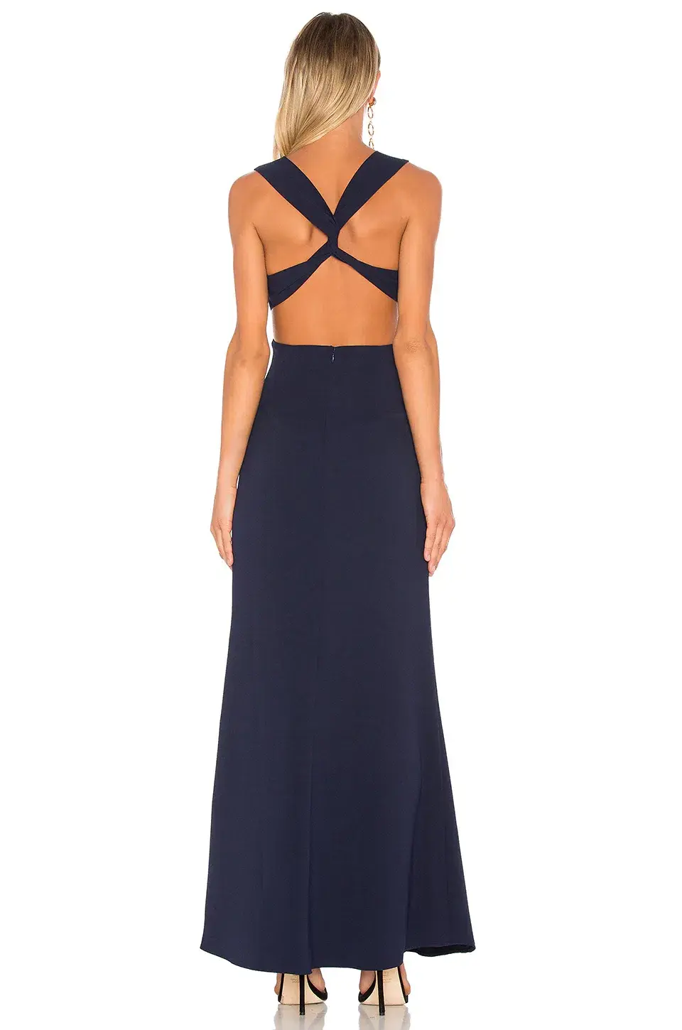 X by NBD Yani Gown Navy  Size 8 - Image 2