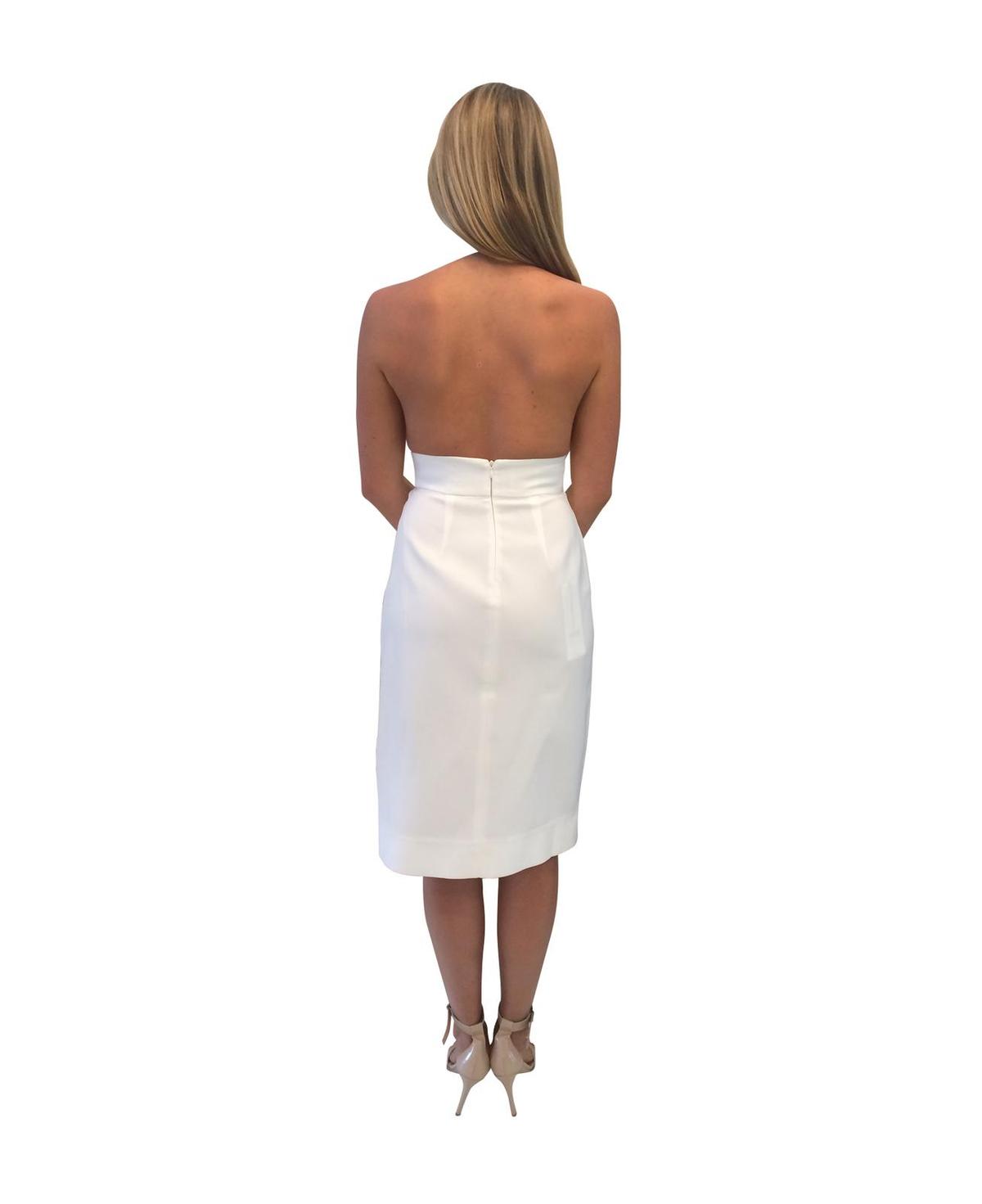 Acler Hardwood Dress Ivory White Size 10 - Image 3