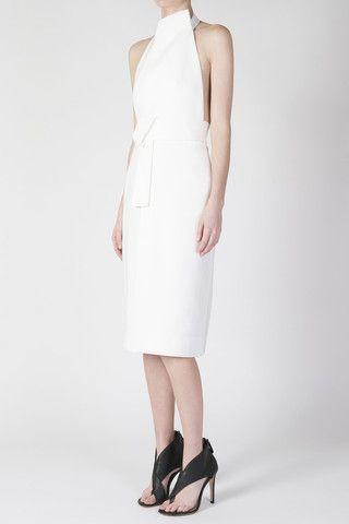 Acler Hardwood Dress Ivory White Size 10 for rent on The Volte - main image