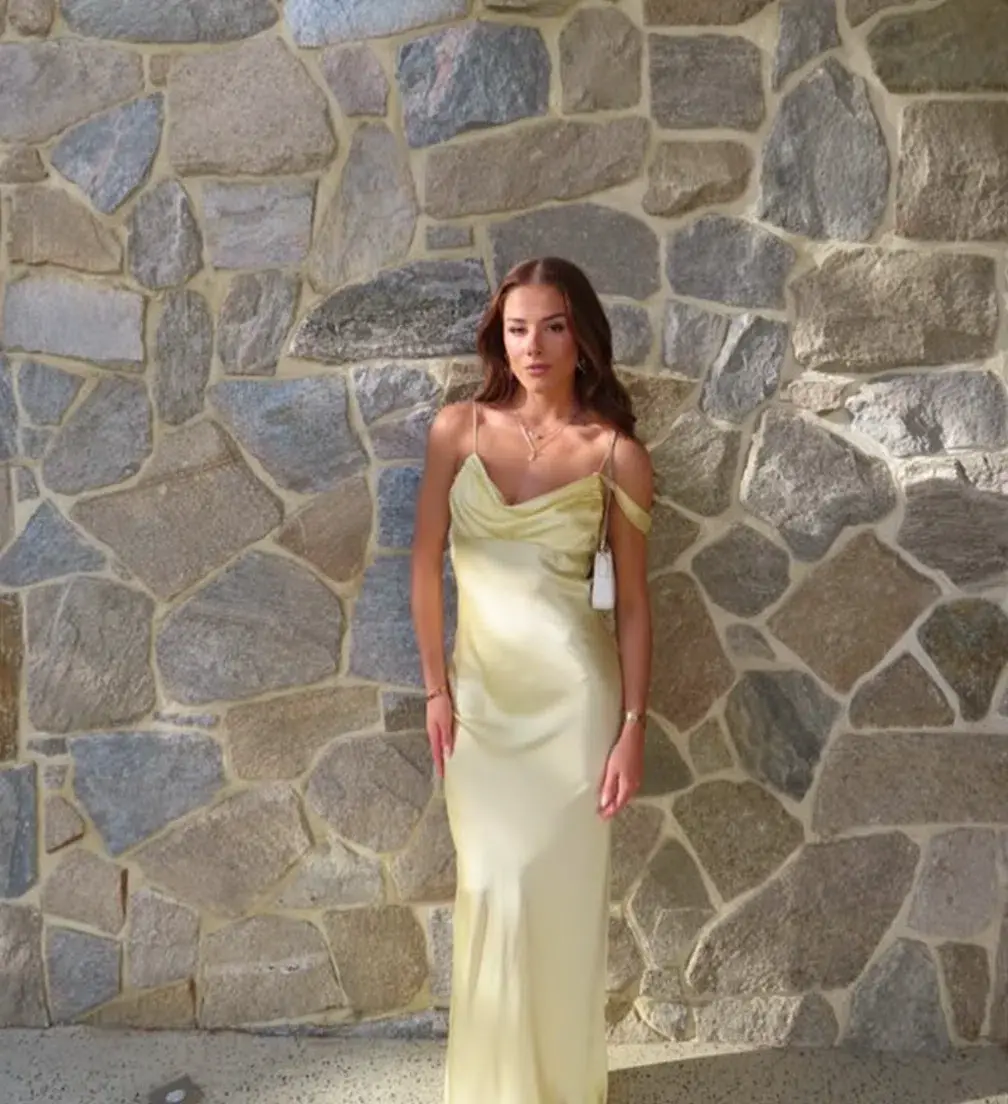 Tatiana Gown Yellow size 0  for rent on The Volte - main image