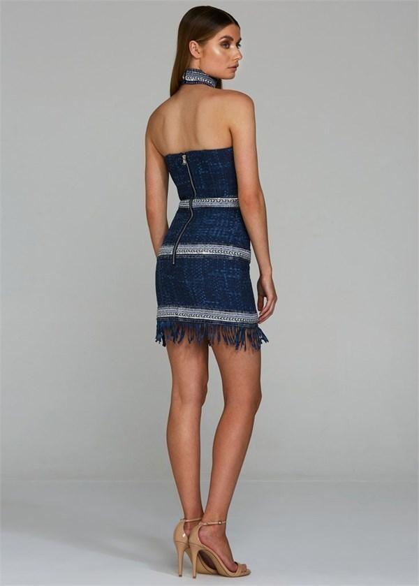 Eliya The Label Marina Dress Blue Size XS for rent on The Volte - main image