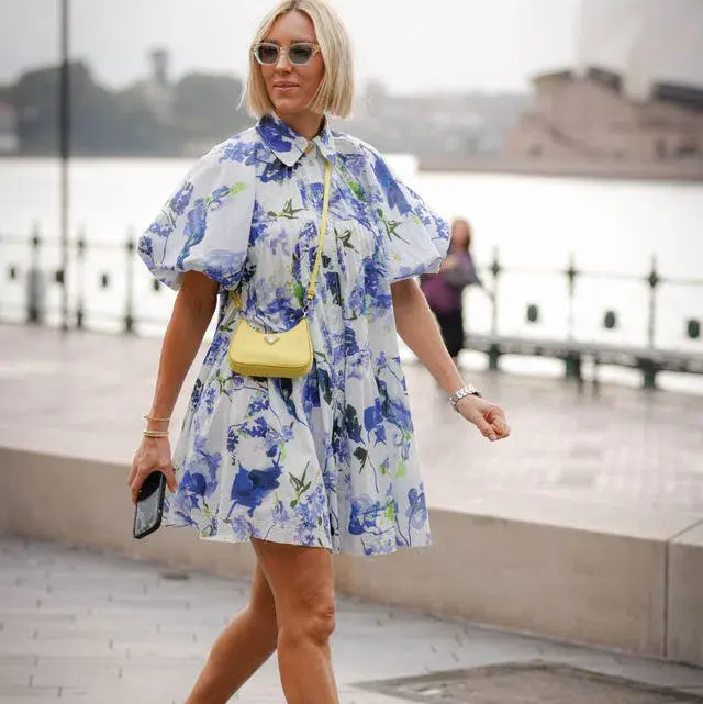 AJE Pablo mini smock dress size 8 for rent on The Volte - main image