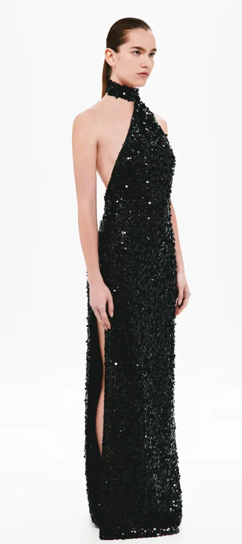 THE NICOLETTE CROCHET SEQUIN DRESS - Image 3