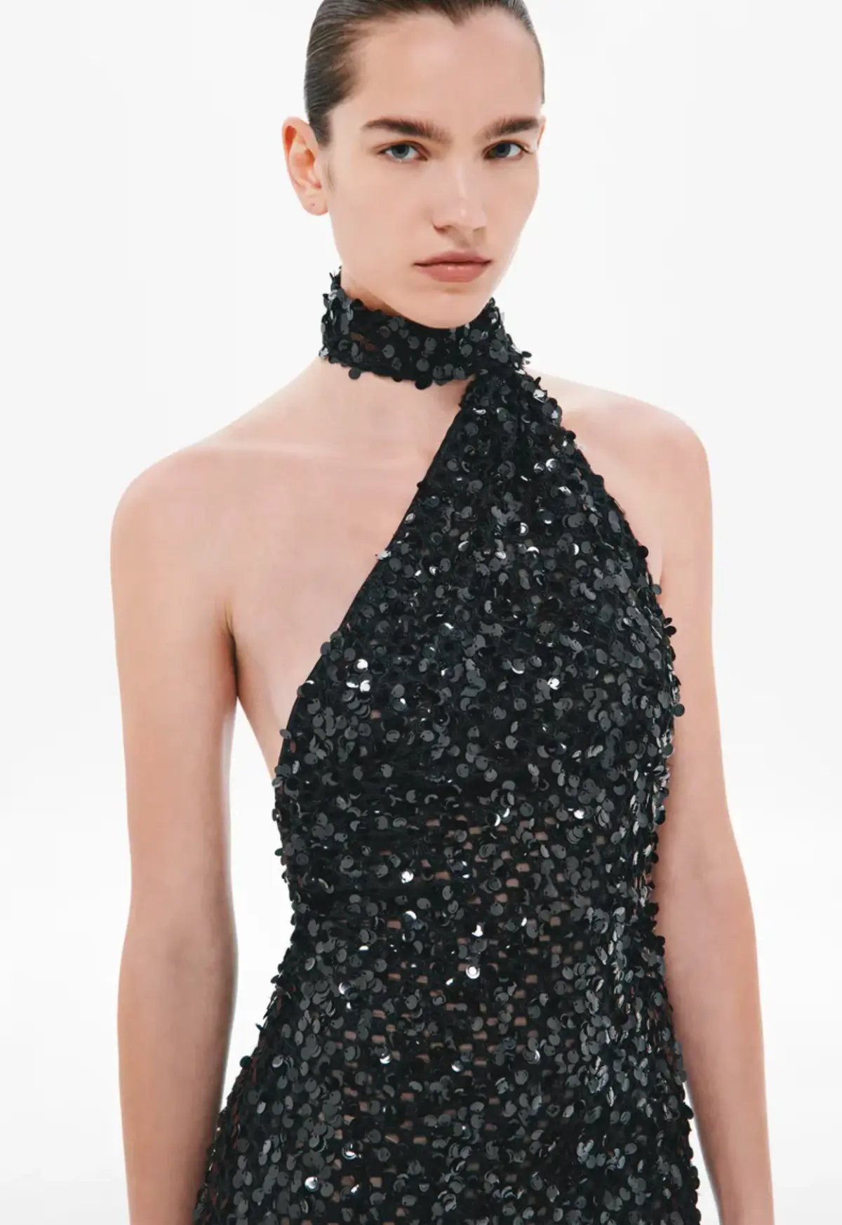 THE NICOLETTE CROCHET SEQUIN DRESS - Image 2