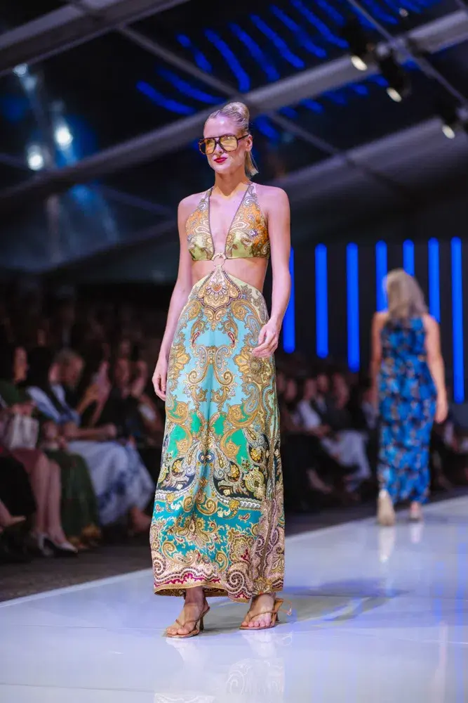 Alemais Clemenza Cut Out Midi Dress size 10  for rent on The Volte - main image