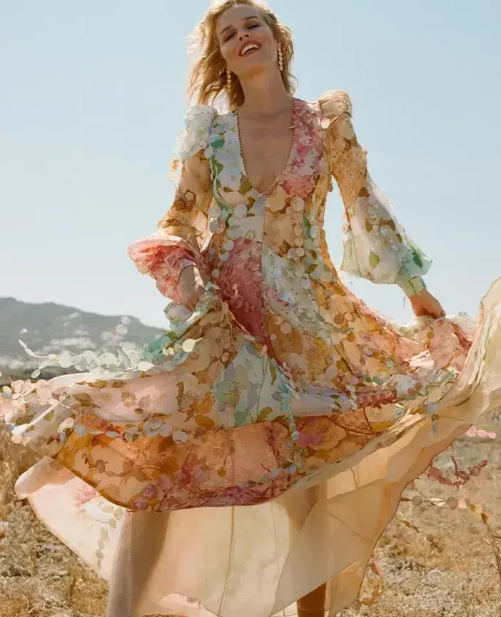 Zimmermann Tempo Patch Rainbow Gown size 6  - Image 1