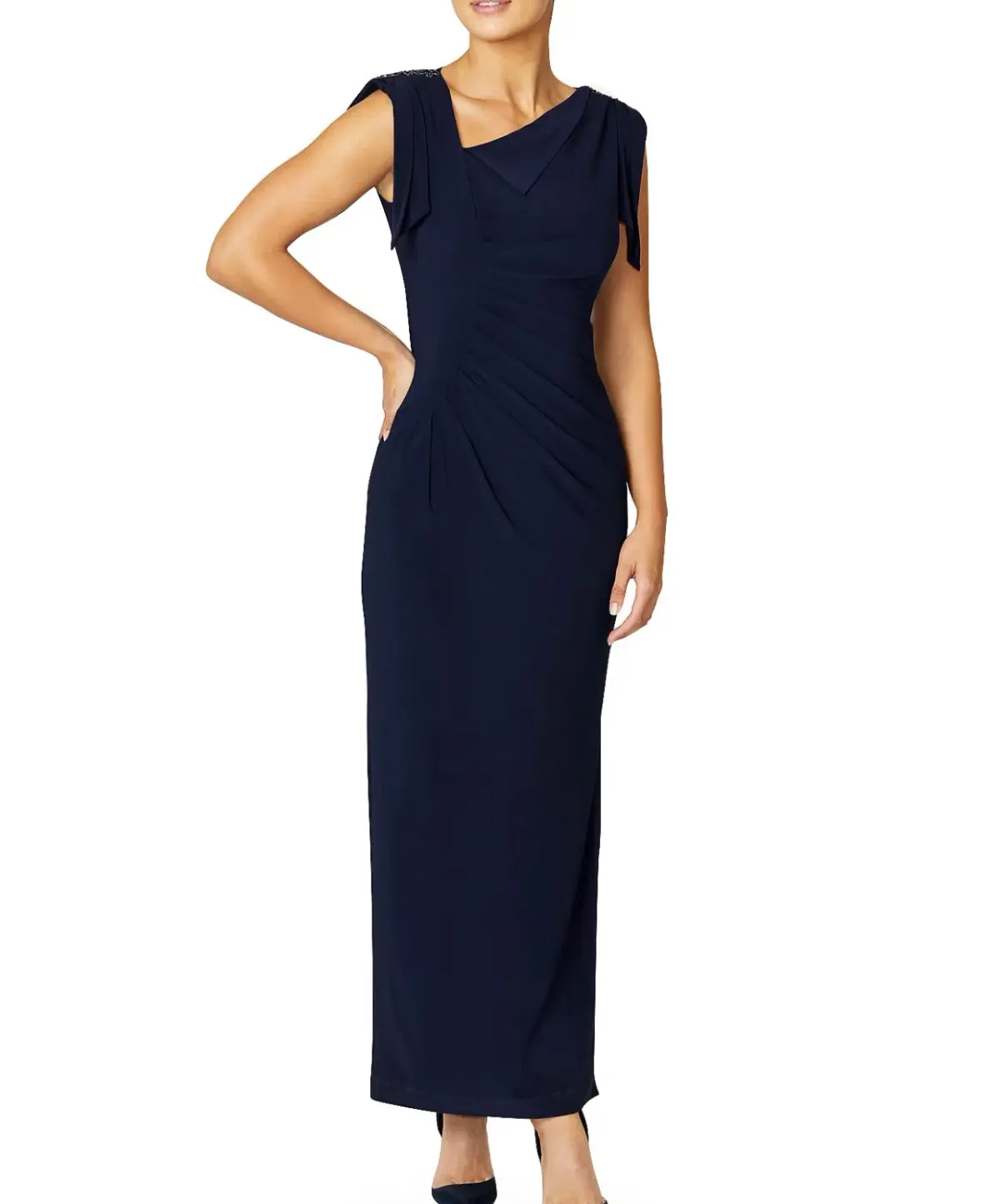 Anthea Crawford HEBE SAPPHIRE JERSEY GOWN - Image 1