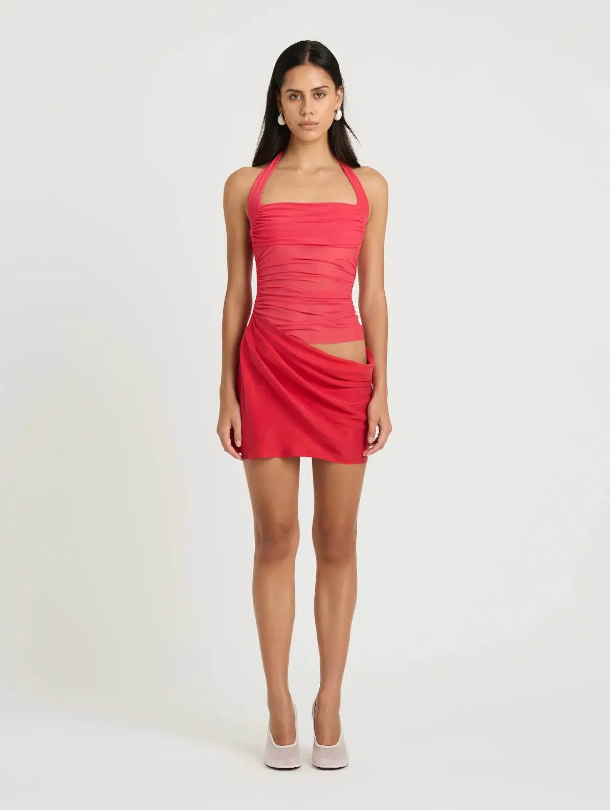Benni Gina Mini Dress / Watermelon / Size 12 - Image 1
