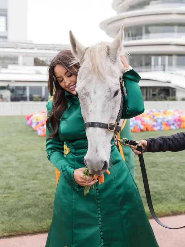 Corset Midi Dress Green - Image 2