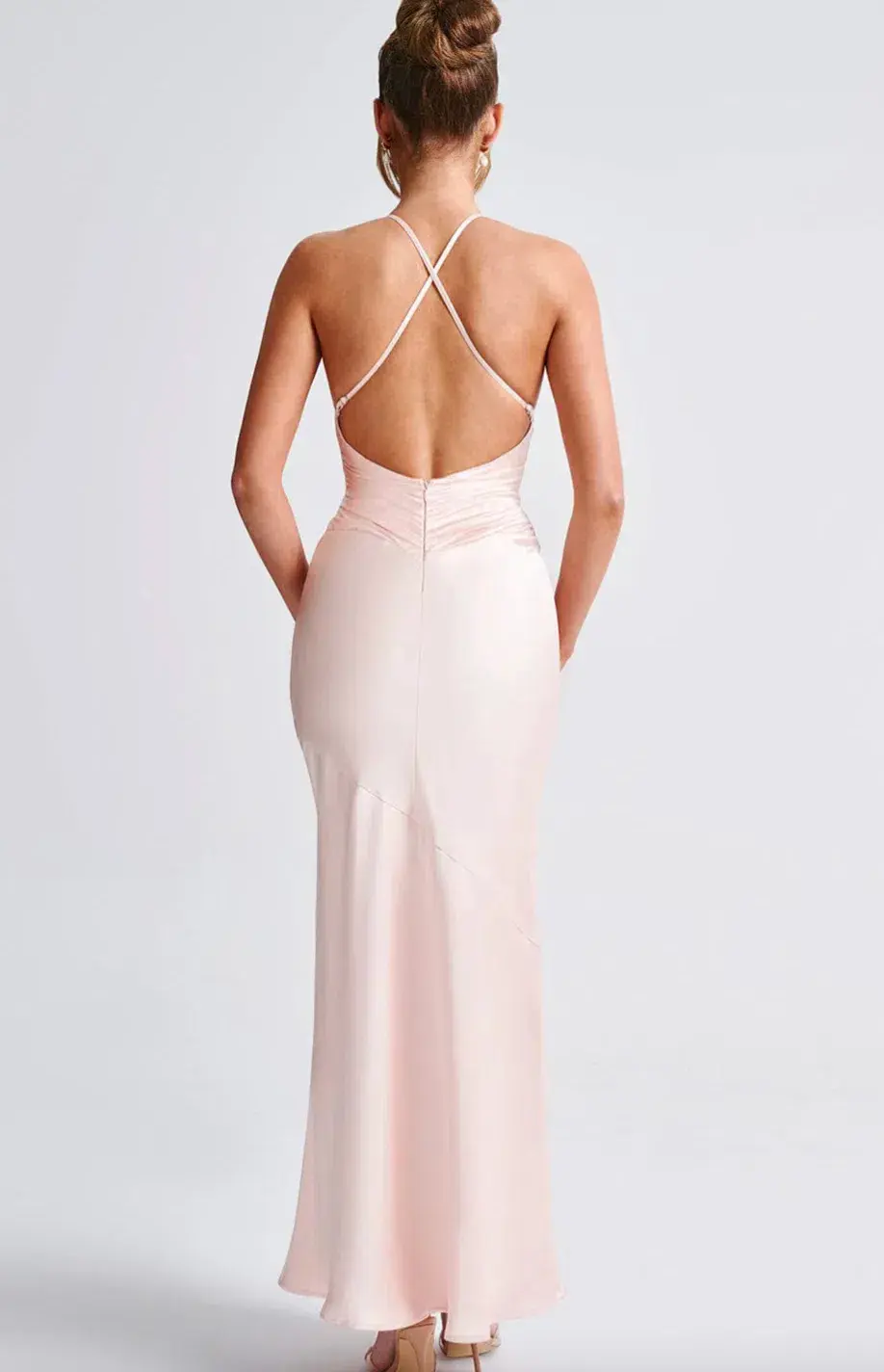 Sarita Maxi Dress Blush for rent on The Volte - main image