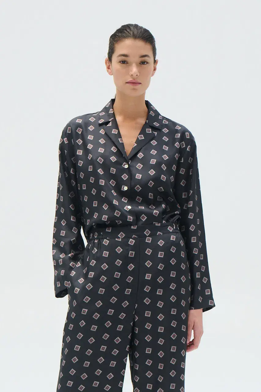 FOULARD LS PRINT CAMP SHIRT for rent on The Volte - main image