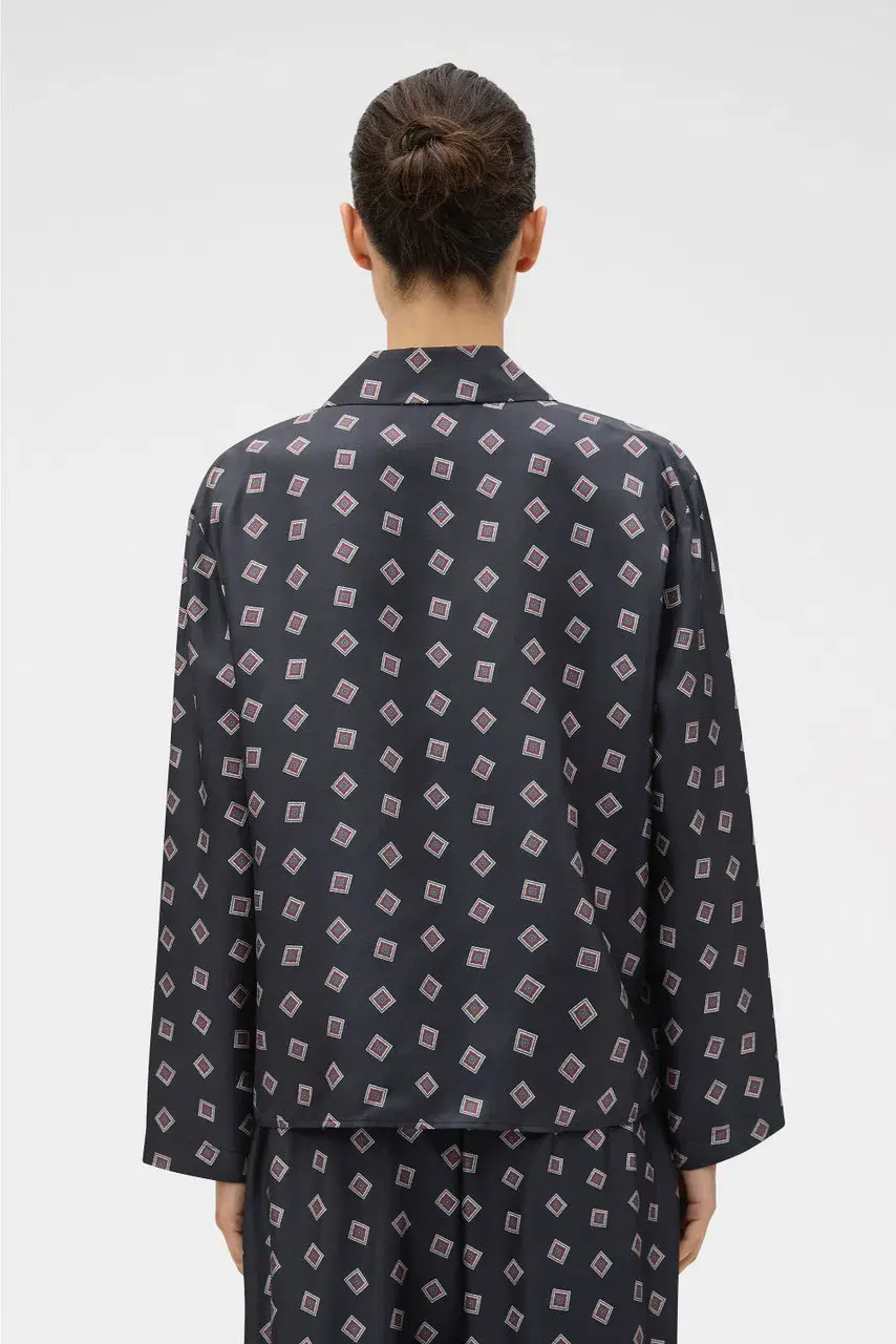 FOULARD LS PRINT CAMP SHIRT for rent on The Volte - main image