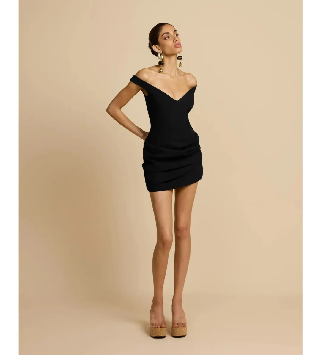 Arcina Ori Avery Mini Dress Black Size XS/AU 6 for rent on The Volte - main image