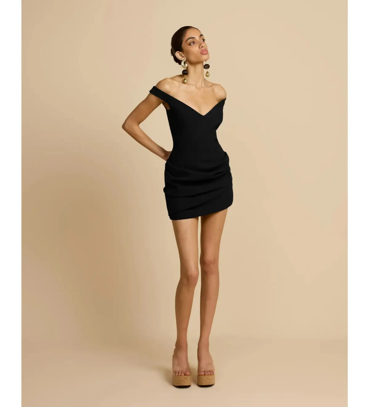 Arcina Ori Avery Mini Dress Black Size XS/AU 6 - Image 2