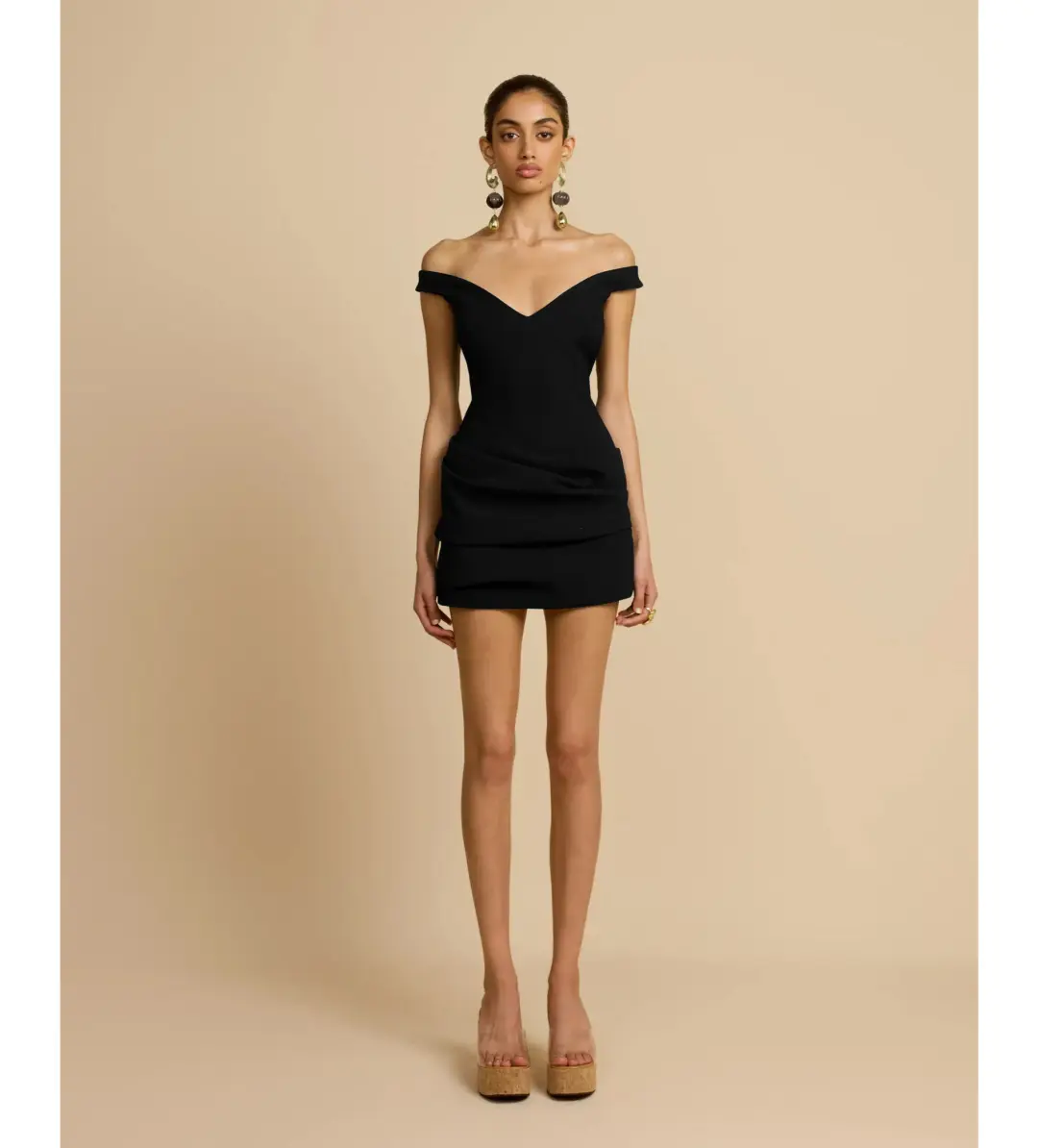 Arcina Ori Avery Mini Dress Black Size S/AU 8 for rent on The Volte - main image