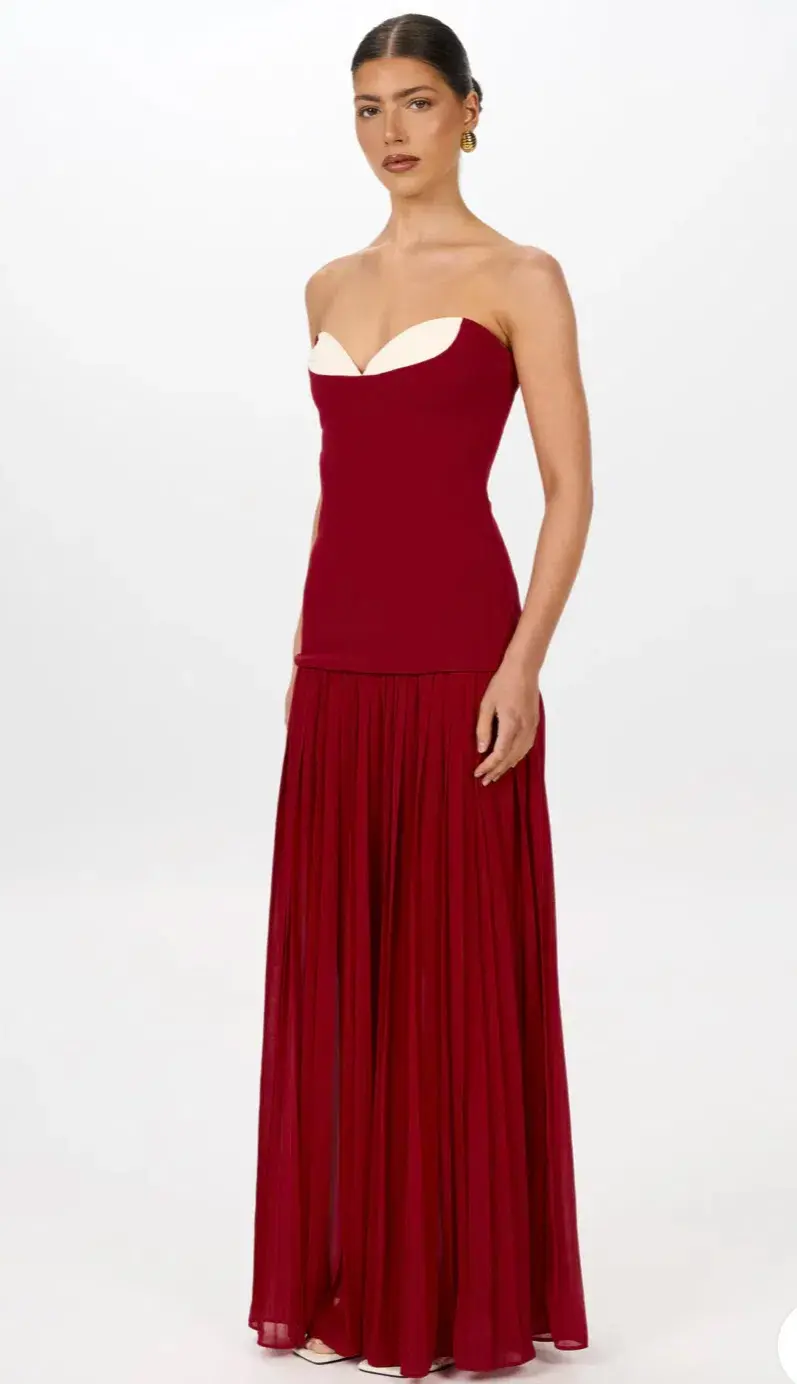 Jefre sei/She is Olla Nicolette Maxi in Raspberry Sz XS - Image 2