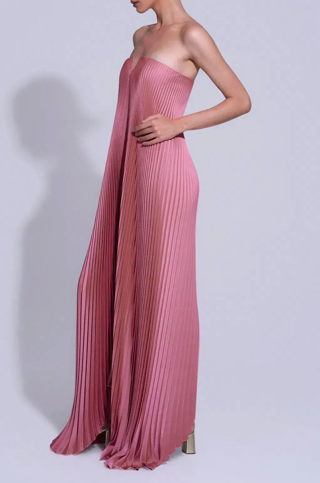 L'Idée black Tie Gown Dusty Rose Size S / AU 8 for rent on The Volte - main image