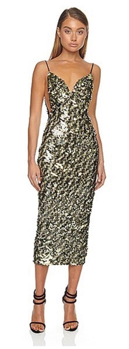 Eliya the Label Krystal Dress Sequin Size 8 for rent on The Volte - main image